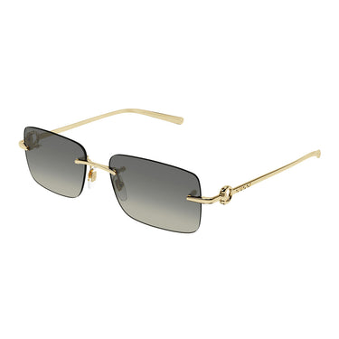 Gucci Okulary Przeciwsłoneczne GG1703S 005 Złoty/Szary Unisex