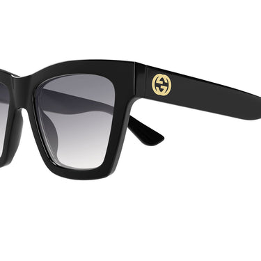 Gucci Okulary Przeciwsłoneczne GG1714S 001 Czarny/Szary Damskie