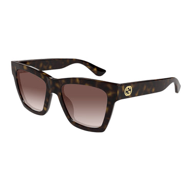 Gucci Okulary Przeciwsłoneczne GG1714S 002 Brązowy/Brązowy Damskie