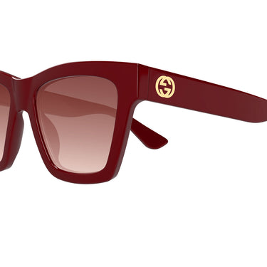 Gucci Okulary Przeciwsłoneczne GG1714S 003 Burgund/Czerwony Damskie