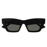 Gucci Okulary Przeciwsłoneczne GG1753S 001 Czarny/Szary Damskie