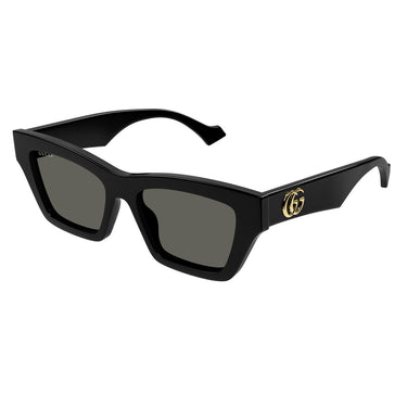 Gucci Okulary Przeciwsłoneczne GG1753S 001 Czarny/Szary Damskie 2