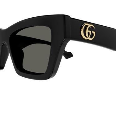 Gucci Okulary Przeciwsłoneczne GG1753S 001 Czarny/Szary Damskie 3