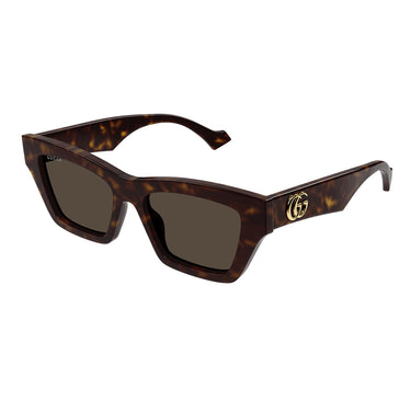Gucci Okulary Przeciwsłoneczne GG1753S 002 Brązowy/Brązowy Damskie 2