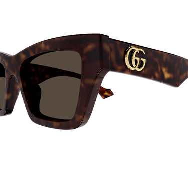 Gucci Okulary Przeciwsłoneczne GG1753S 002 Brązowy/Brązowy Damskie 3