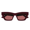 Gucci Okulary Przeciwsłoneczne GG1753S 004 Burgundy/Marrone Damskie