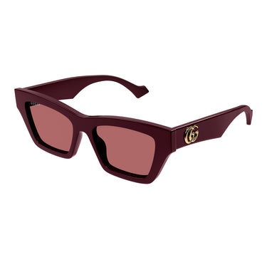 Gucci Okulary Przeciwsłoneczne GG1753S 004 Burgundy/Marrone Damskie 2