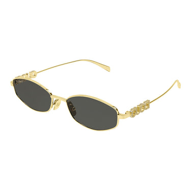 Gucci Okulary Przeciwsłoneczne GG1802S 001 Złoty/Szary Damskie