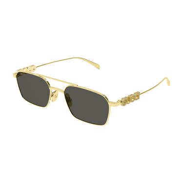 Gucci Okulary Przeciwsłoneczne GG1804S 001 Złoty/Szary Damskie