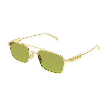 Gucci Okulary Przeciwsłoneczne GG1804S 002 Złoto/Zielony Damskie 1