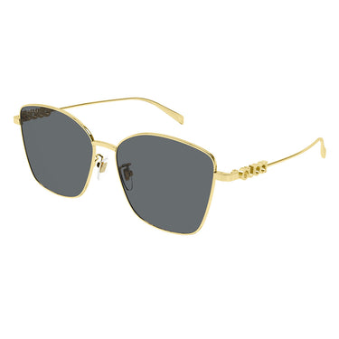 Gucci Okulary Przeciwsłoneczne GG1805SA 001 Złoty/Szary Damskie