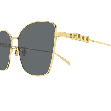 Gucci Okulary Przeciwsłoneczne GG1805SA 001 Złoty/Szary Damskie