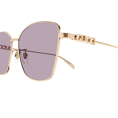Gucci Okulary Przeciwsłoneczne GG1805SA 003 Złoto/Fioletowy Damskie 3