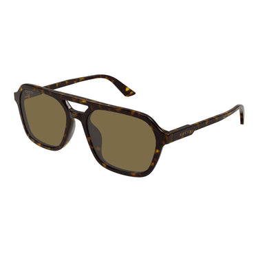 Gucci Okulary Przeciwsłoneczne GG1823SA 002 Brązowy/Brązowy Męskie