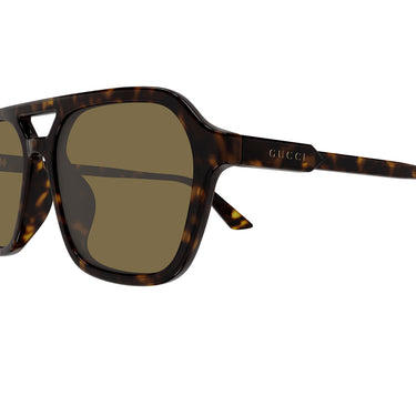 Gucci Okulary Przeciwsłoneczne GG1823SA 002 Brązowy/Brązowy Męskie