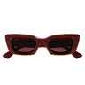 Gucci Okulary Przeciwsłoneczne GG1827S 003 Burgundy/Rosso Damskie