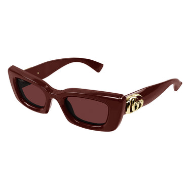 Gucci Okulary Przeciwsłoneczne GG1827S 003 Burgundy/Rosso Damskie 1