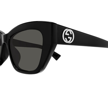 Gucci Okulary Przeciwsłoneczne GG1844SA 001 Czarny/Szary Damskie