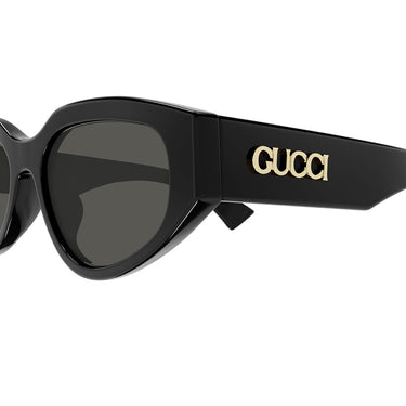 Gucci Okulary Przeciwsłoneczne GG1845SA 001 Czarny/Szary Damskie 3