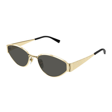 Gucci Okulary Przeciwsłoneczne GG1853S 001 Złoty/Szary Damskie