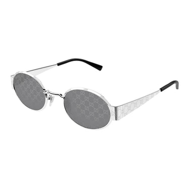 Gucci Okulary Przeciwsłoneczne GG1854S 002 Srebrny/Dymny Szary Unisex