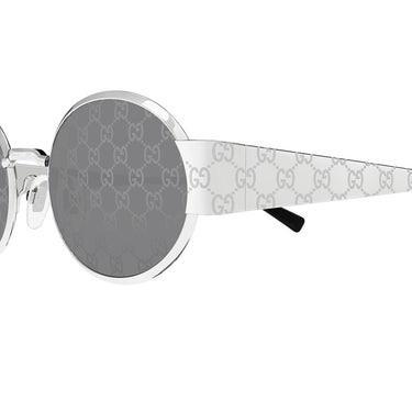 Gucci Okulary Przeciwsłoneczne GG1854S 002 Srebrny/Dymny Szary Unisex