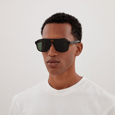 Gucci Okulary Przeciwsłoneczne GG1856S 002 Havana/Verde Męskie 3