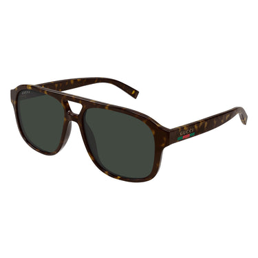 Gucci Okulary Przeciwsłoneczne GG1856S 002 Havana/Verde Męskie 1