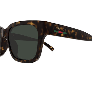 Gucci Okulary Przeciwsłoneczne GG1857S 002 Brązowy/Zielony Męskie