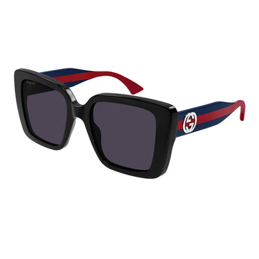 Gucci Okulary Przeciwsłoneczne GG1861S 004 Czarny/Fiolet Damskie