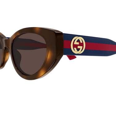 Gucci Okulary Przeciwsłoneczne GG1862S 002 Brązowy/Brązowy Damskie