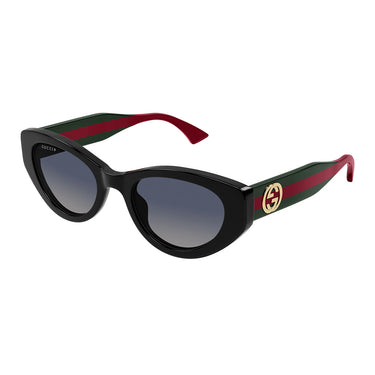 Gucci Okulary Przeciwsłoneczne GG1862S 005 Czarny/Szary Cieniowany Damskie Polaryzowane