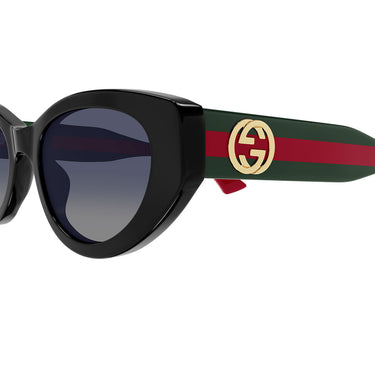 Gucci Okulary Przeciwsłoneczne GG1862S 005 Czarny/Szary Cieniowany Damskie Polaryzowane