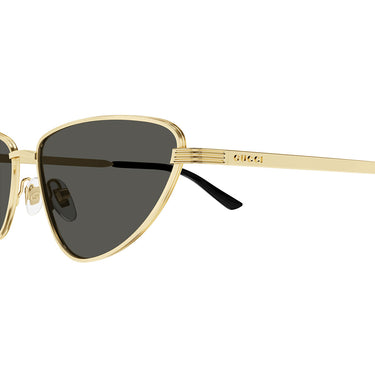 Gucci Okulary Przeciwsłoneczne GG1879S 001 Złoto/Szary Damskie 3