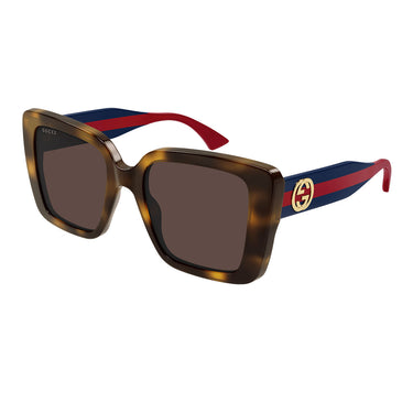 Gucci Okulary Przeciwsłoneczne GG1861S 002 Brązowy/Brązowy Damskie