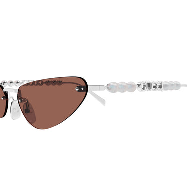 Gucci Okulary Przeciwsłoneczne GG1920S 002 Srebrny/Brązowy Damskie