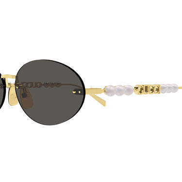 Gucci Okulary Przeciwsłoneczne GG1922S 001 Złoto/Szary Damskie 3