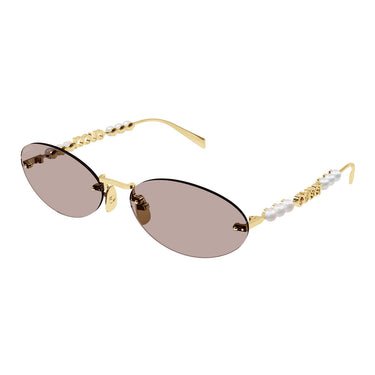 Gucci Okulary Przeciwsłoneczne GG1922S 004 Złoty/Różowy Damskie