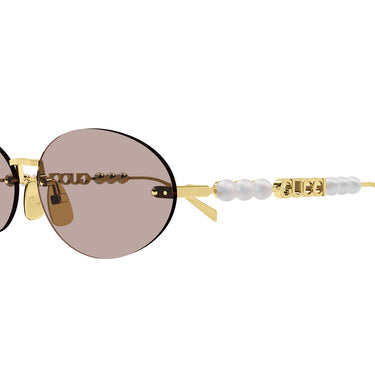 Gucci Okulary Przeciwsłoneczne GG1922S 004 Złoty/Różowy Damskie