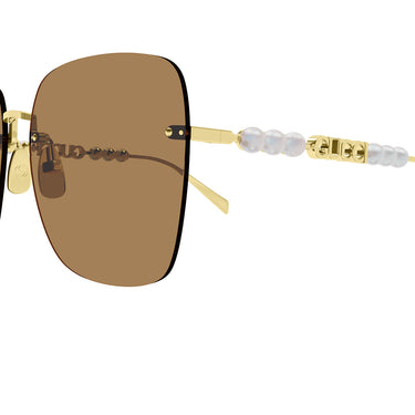 Gucci Okulary Przeciwsłoneczne GG1923SA 003 Złoto/Brąz Damskie 3