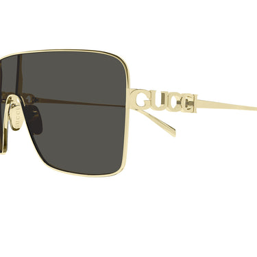Gucci Okulary Przeciwsłoneczne GG1936S 001 Złoto Szary Damskie 3