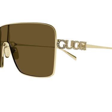 Gucci Okulary Przeciwsłoneczne GG1936S 003 Złoto Brązowy Damskie 3