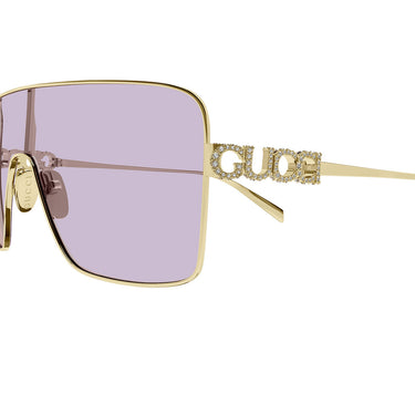 Gucci Okulary Przeciwsłoneczne GG1936S 005 Złoto Fioletowy Damskie 3