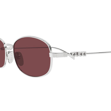 Gucci Okulary Przeciwsłoneczne GG1940S 003 Srebrny/Czerwony Męskie 2