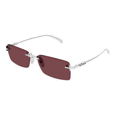 Gucci Okulary Przeciwsłoneczne GG1941S 003 Srebrny/Czerwony Męskie 2