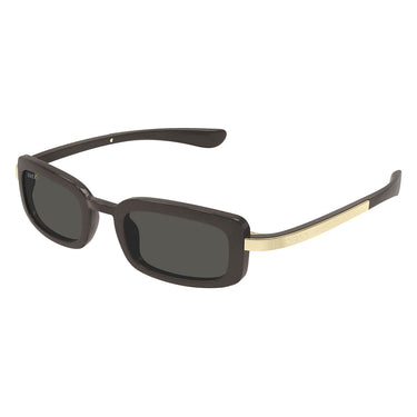 Gucci Okulary Przeciwsłoneczne GG1943S 003 Brązowo Szare Męskie 2