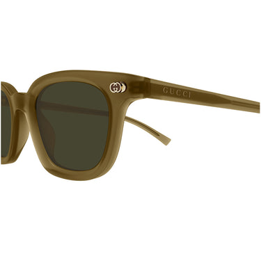 Gucci Okulary Przeciwsłoneczne GG1946S 003 Brązowo-Zielone Męskie 3