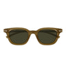 Gucci Okulary Przeciwsłoneczne GG1946S 003 Brązowo-Zielone Męskie