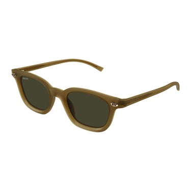 Gucci Okulary Przeciwsłoneczne GG1946S 003 Brązowo-Zielone Męskie 2