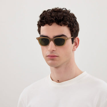 Gucci Okulary Przeciwsłoneczne GG1946S 003 Brązowo-Zielone Męskie 4